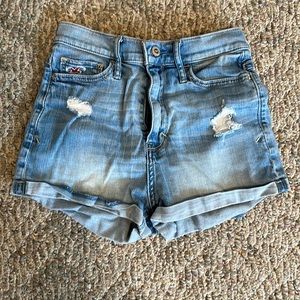 High rise shorts